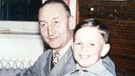 Fritz Egner mit seinem Vater, Mitte 1950er Jahre | Bild: privat