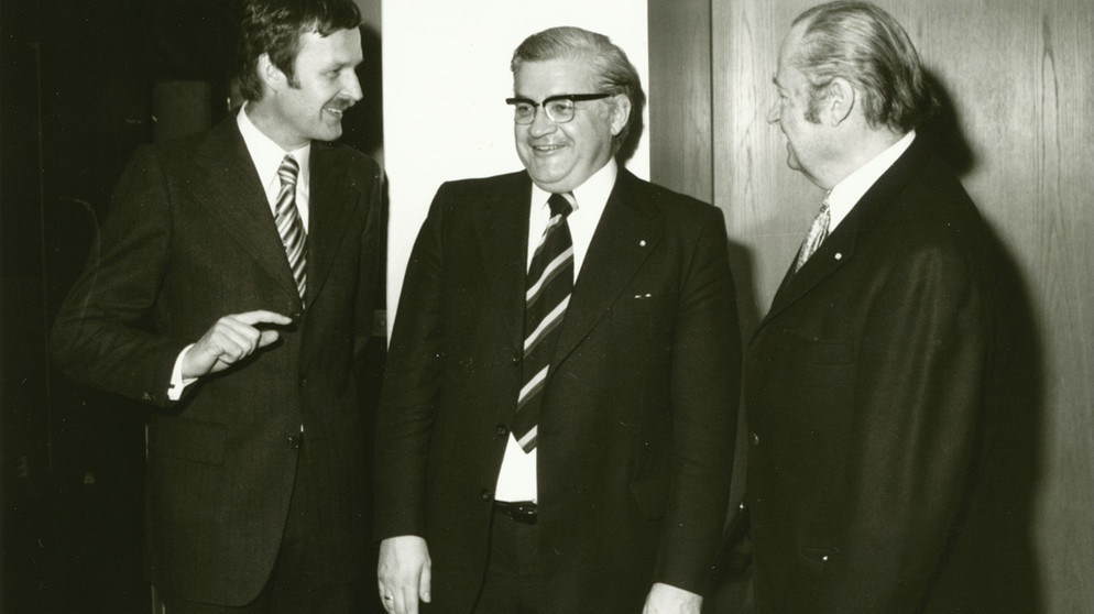 Frank Müller-Römer, Intendant Reinhold Vöth und Ferdinand M. Daser  (von links) | Bild: BR/Foto Sessner