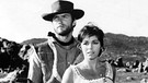 Marianne Koch mit Clint Eastwood im Western "Für eine Handvoll Dollar", 1964 | Bild: picture-alliance/dpa