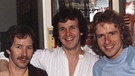 Jürgen Herrmann, Fritz Egner und Thomas Gottschalk (von links), 1980er Jahre | Bild: privat