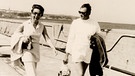 Gustava Mösler mit ihrem Ehemann im Urlaub auf der Heimatinsel Helgoland | Bild: Privat