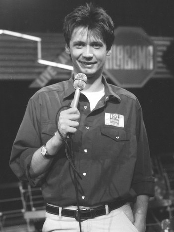 "Live aus dem Alabama"-Moderator Günther Jauch 1984 | Bild: BR/Foto Sessner