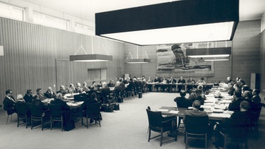 ARD-Tagung am 13. Dezember 1968 im Rundfunkratssaal des BR | Bild: BR/Historisches Archiv