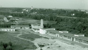 Bau des Fernsehgeländes in Freimann, 1952 | Bild: BR, Historisches Archiv