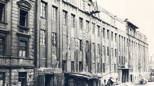Zerstörtes Funkhaus 1944 | Bild: BR/ Historisches Archiv