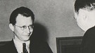 Lizenzierung des Bayerischen Rundfunks: Intendant Rudolf von Scholtz, Alois Johannes Lippl, Murray D. van Wagoner, 25.1.1949 | Bild: BR, Historisches Archiv