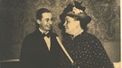 Elise Aulinger mit ihrem Schwiegersohn Hans Löscher, 1935 | Bild: BR, Historisches Archiv