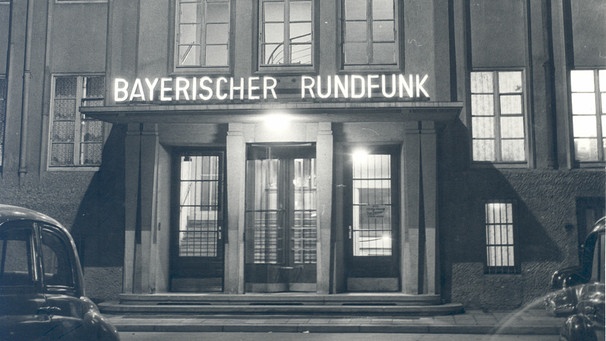 Das BR-Gebäude Ende der 1940er Jahre | Bild: BR/Historisches Archiv