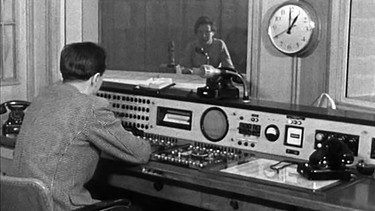 In einem BR-Studio der 50er Jahre | Bild: BR