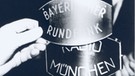 Neues Logo für Mikrofon; aus Radio München wird Bayerischer Rundfunk | Bild: BR / Historisches Archiv