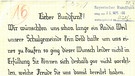 Brief an den Bayerischen Rundfunk: Danke für den bereitgestellten Rundfunkempfänger | Bild: BR/Historisches Archiv