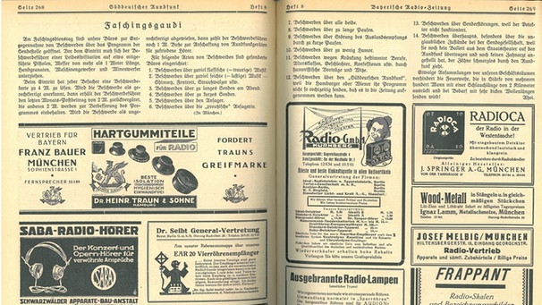 Original-Artikel zum Faschingsgaudi aus der Bayerischen Radio-Zeitung | Bild: BR / Historisches Archiv
