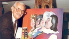 Fred Rauch als Maler, 1980er Jahre | Bild: BR, Historisches Archiv