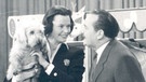 Zu Gast: Schauspielerin und Sängerin Margot Hielscher mit Fred Rauch bei einer Prüfung | Bild: BR / Historisches Archiv