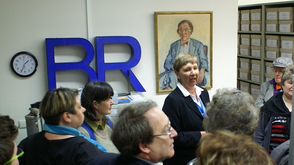 Führung durch den BR am Tag der Archive im März 2014 | Bild: BR/Jan Höltje