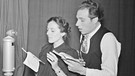 Hörspielaufnahme mit Otto Eduard Hasse [Frau unbekannt], 1930-1940. | Bild: BR/Historisches Archiv 