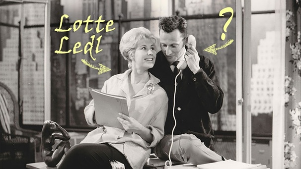 Standfoto aus "Keine Zeit für Komödie" mit Lotte Ledl [andere Person unbekannt], 1961 | Bild: BR, Historisches Archiv/ Paul Sessner