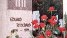 Grabstein von Eduard Ritschard auf dem Münchner Waldfriedhof, 1979 | Bild: BR/Historisches Archiv