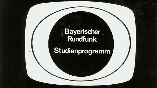 Logo des Bayerischen Rundfunks und Studienprogramms, 1964. | Bild: BR / Historisches Archiv / Paul Sessner
