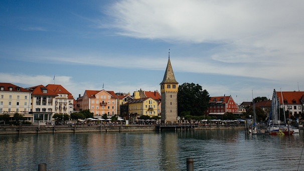 Hafen und Stadtansicht von Lindau. | Bild: BR/Julia Müller 