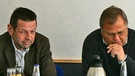 Sitzung der Hörfunk-Korrespondenten am 06.03.2008: von links: Martin Wagner, Dr. Ulrich Encke, Dr. Johannes Grotzky und Mercedes Riederer. | Bild: BR / Angelika Zettl