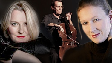 Stefanie Smits (Gesang), Hans-Peter Besig (Cello) und Eva Pons (Klavier) | Bild: Stefanie Smits / Gärtnerplatztheater München / Eva Pons
