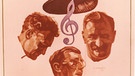 Tegernseer Trio - Reiter - Holl - Kiem; kolorierte Zeichnung von A. v. Scanzoni, 1927 | Bild: Screenshot BR