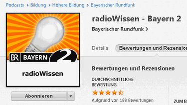 Screenshot radiowissen im iTunes Store | Bild: BR
