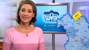 Sabine Sauer in der allerersten WiB-Sendung im September 2003 | Bild: BR