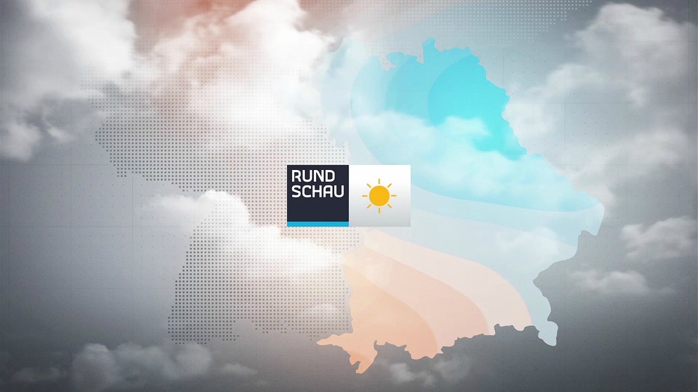 Wetterkarte im neuen Rundschau-Design | Bild: Bayerischer Rundfunk