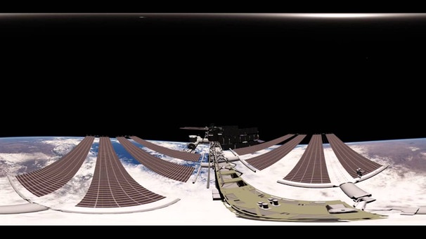 360° Video - Handschlag mit dem Kosmonauten - ISS | Bild: Wissenschaft und Technik 360° (via YouTube)
