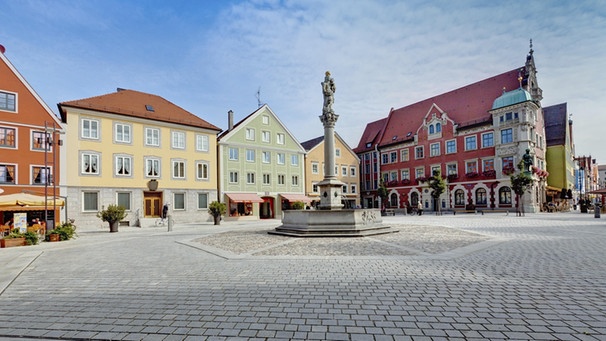 Marktplatz von Mindelheim | Bild: picture-alliance/dpa