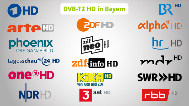 DVB-T2 HD Senderlogos | Bild: BR