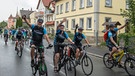 BR-Radltour 2019, 28.7.2019, Etappe 1, Ankunft in Bad Staffelstein | Bild: BR/Philipp Kimmelzwinger