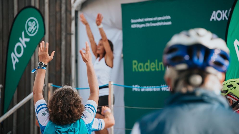 BR-Radltour 2023, 31.07.2023, 2. Etappe, Start in Murnau | Bild: BR/Sabrina Türschmann
