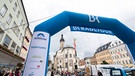 BR-Radltour 2023, 1.8.2023, 3. Etappe, Ankunft in Traunstein | Bild: BR/Hans-Martin Kudlinski