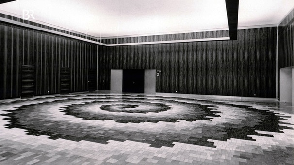 Marmorfoyer  bzw. Palisanderfoyer Funkhaus 1962 | Bild: BR Historisches Archiv / Foto Sessner