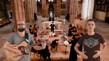 Laienmusiker vor Musikern der Nürnberger Symphoniker in Sebalduskirche Nürnberg | Bild: BR-KLASSIK