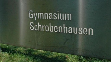 Textschild Gymnasium Schrobenhausen | Bild: Gymnasium Schrobenhausen