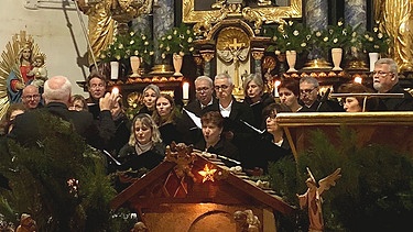 Singkreis Gempfing in der Kirches St. Vitus in Gempfing | Bild: BR/Clemens Nicol