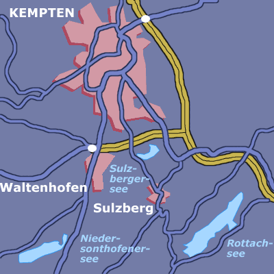 Umbegungsplan Niedersonthofener See