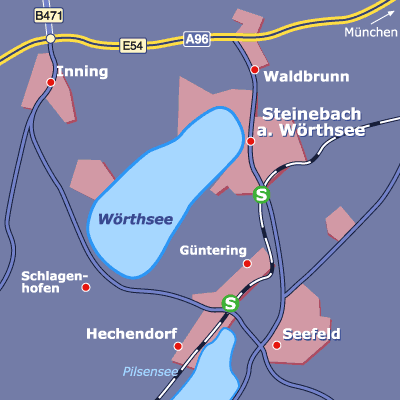 Umbegungsplan Wörthsee