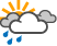 starker Regenschauer