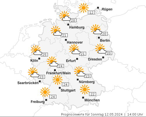 Wetterkarte Deutschland