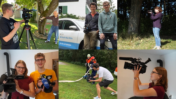 "young reporter" in Aktion. | Bild: BR "young reporter" in Aktion. | Bild: BR