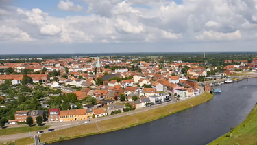 Wittenberge an der Elbe | Bild: dpa-Bildfunk